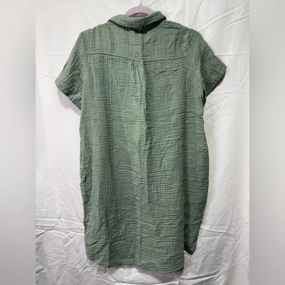 Three Dots‎ Olive Gauge Mini Dress - Picture 2 of 5